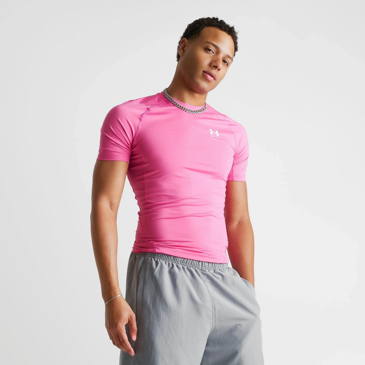 Men's Compression Training T-Shirt - Red