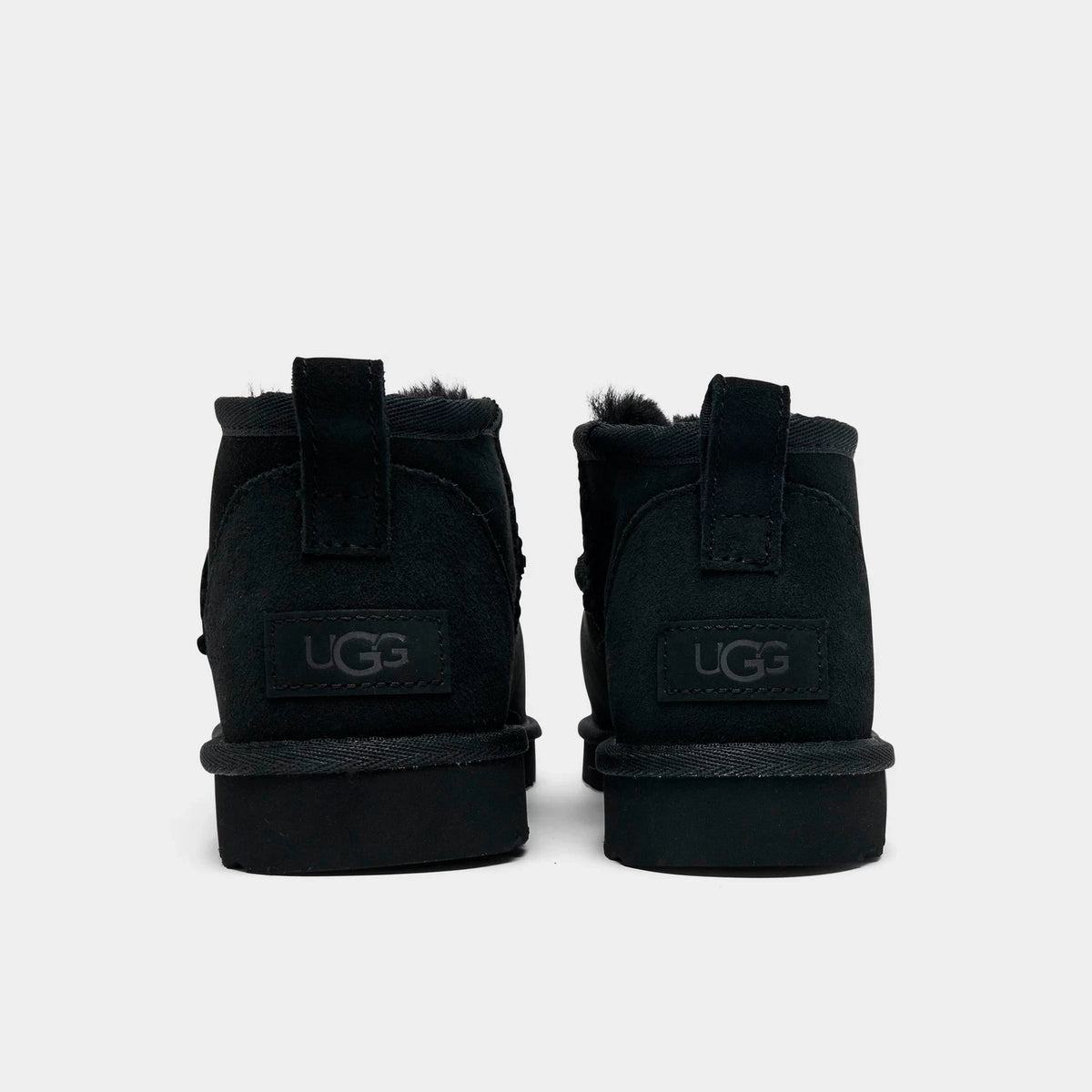 Women's Sheepskin Short Boot - Black