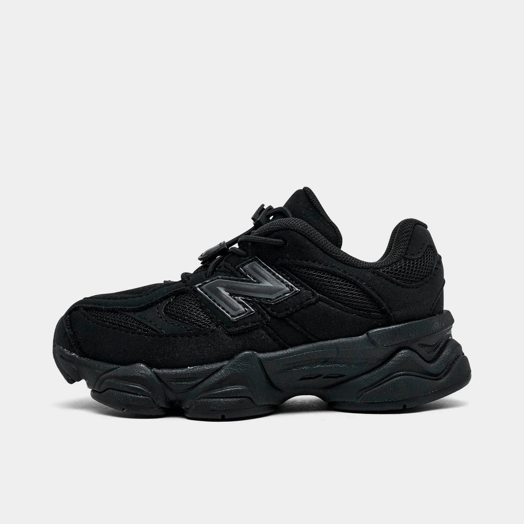 Toddler Synthetic Lace-Up Sneakers - Black