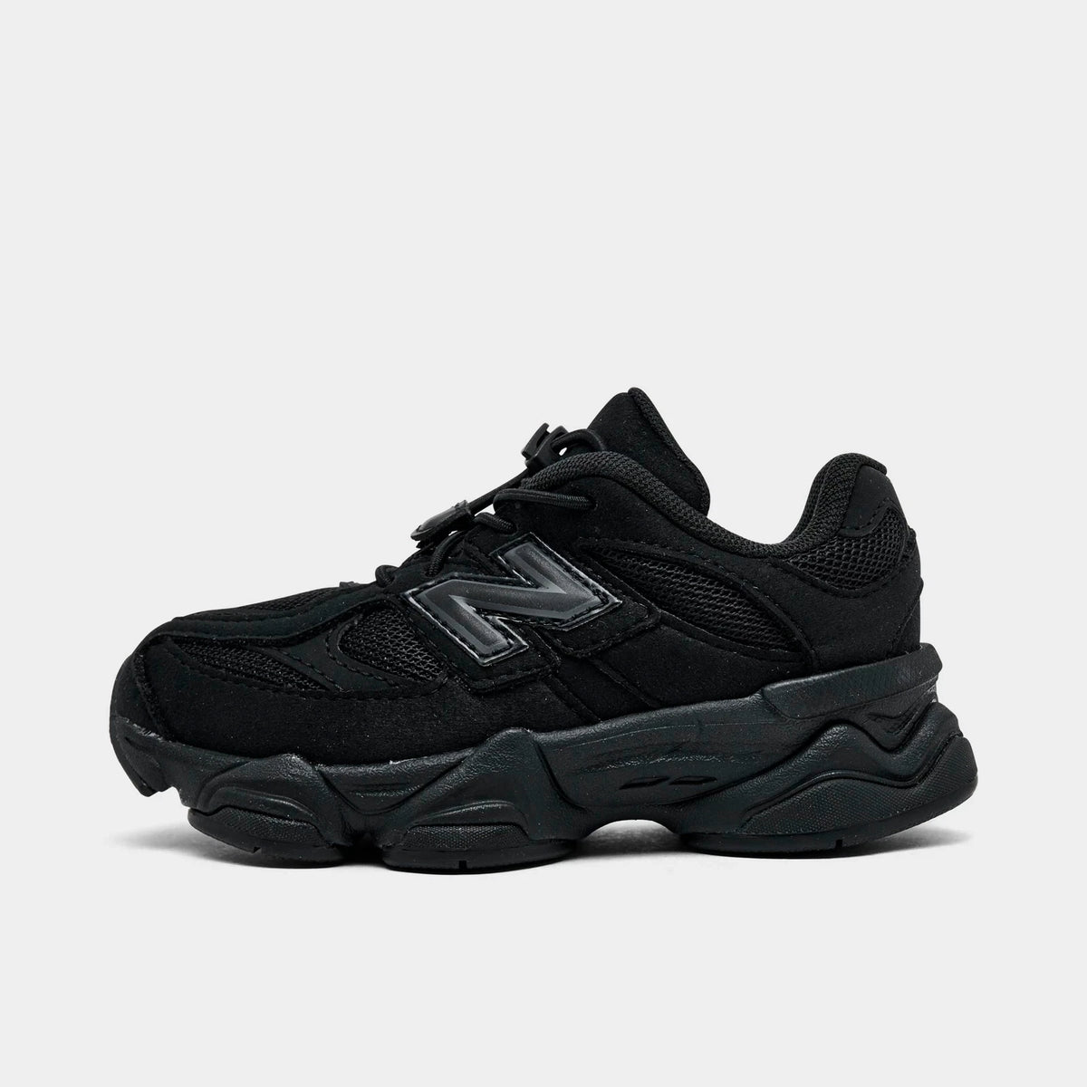 Toddler Synthetic Lace-Up Sneakers - Black