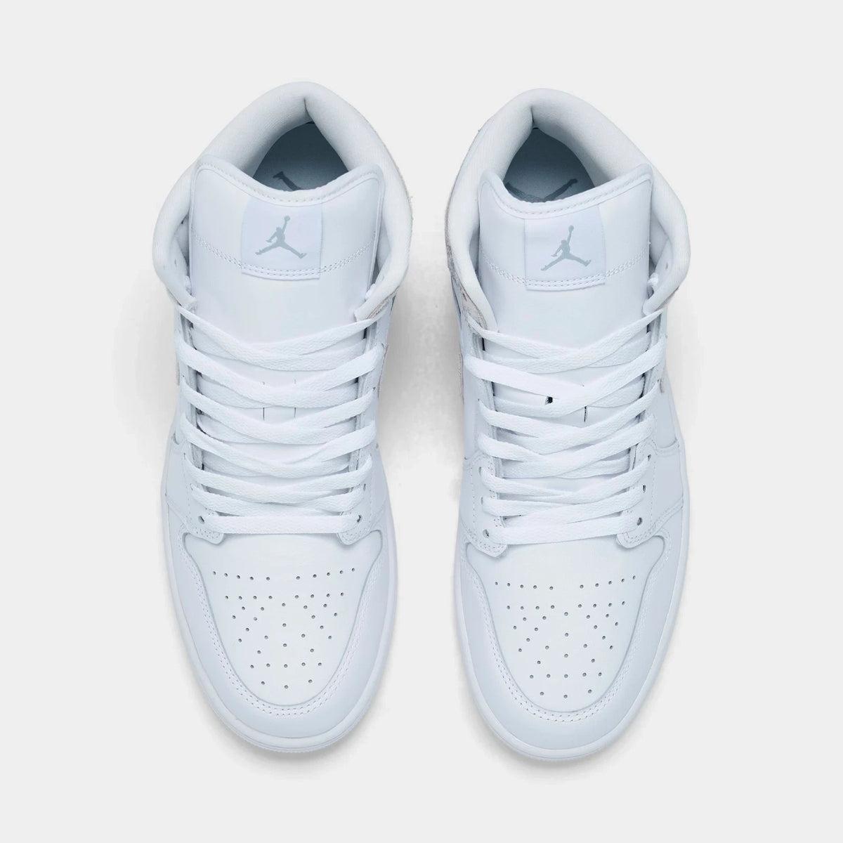 Men's Distressed Leather Mid-Top Sneakers