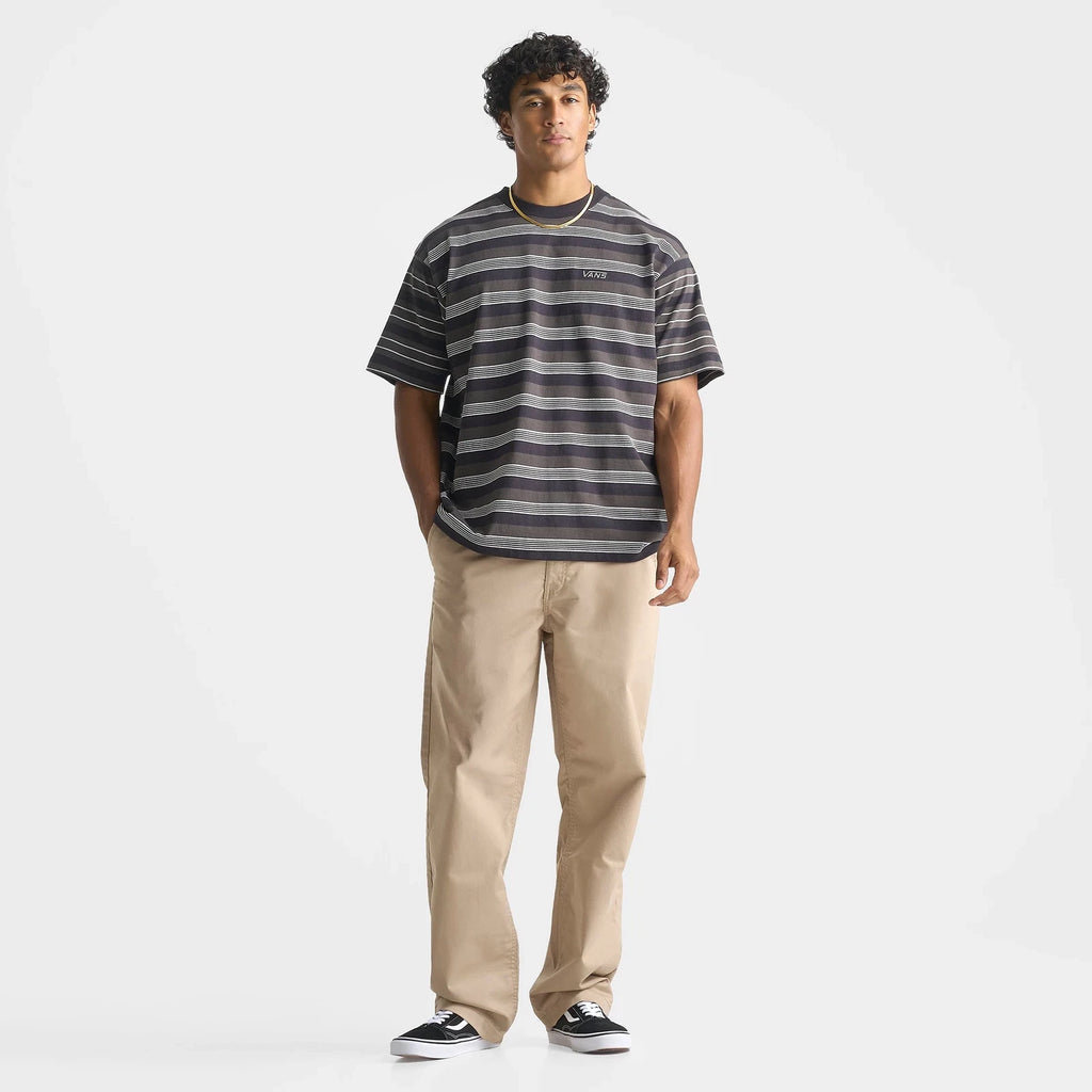 Men's Stretch Straight Chino Pants - Black