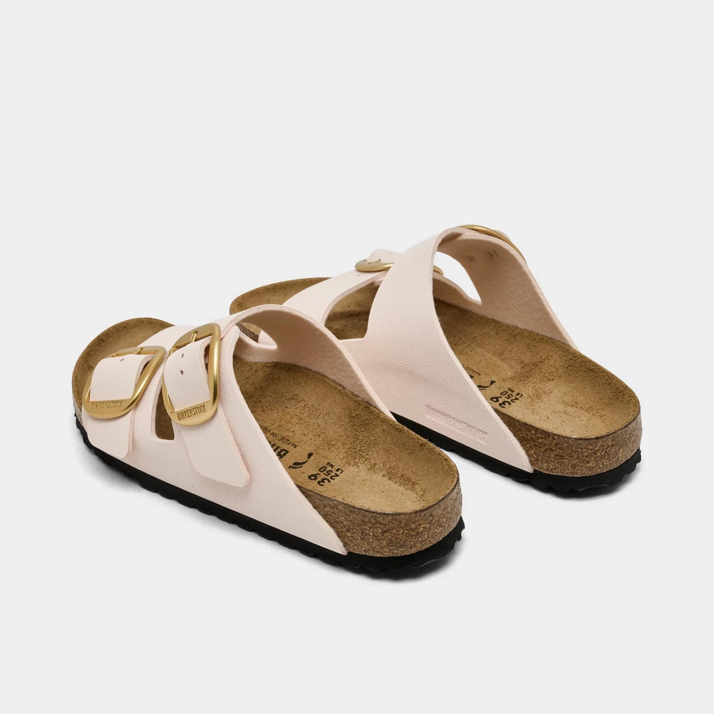 Women's Gold-Buckle Two-Strap Sandals