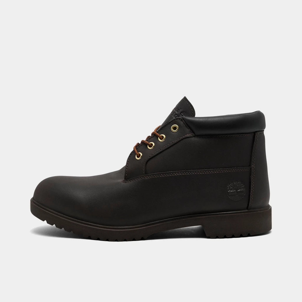 Men's Waterproof Leather Chukka Boots - Brown