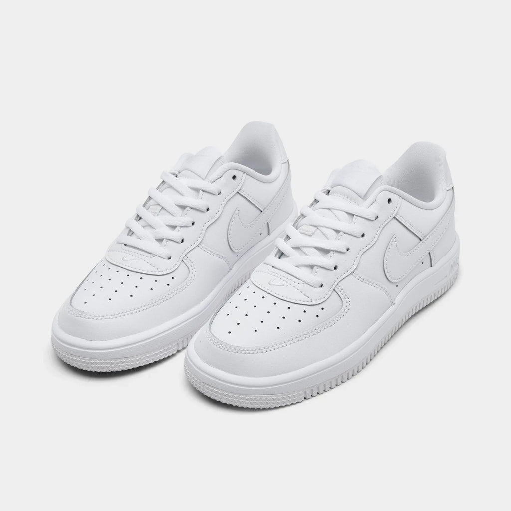 Little Kids' Leather Low-Top Sneakers - White