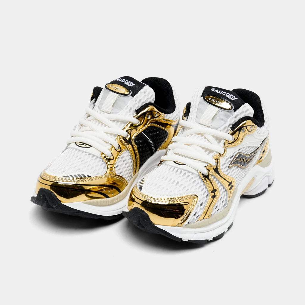 Toddler Mesh And Leather Casual Sneakers