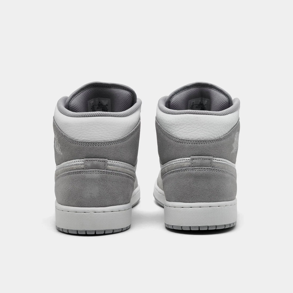 Men's Leather Mid-Top Sneakers