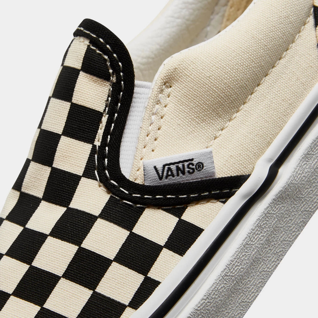 Kids' Canvas Slip-On Sneakers - Black