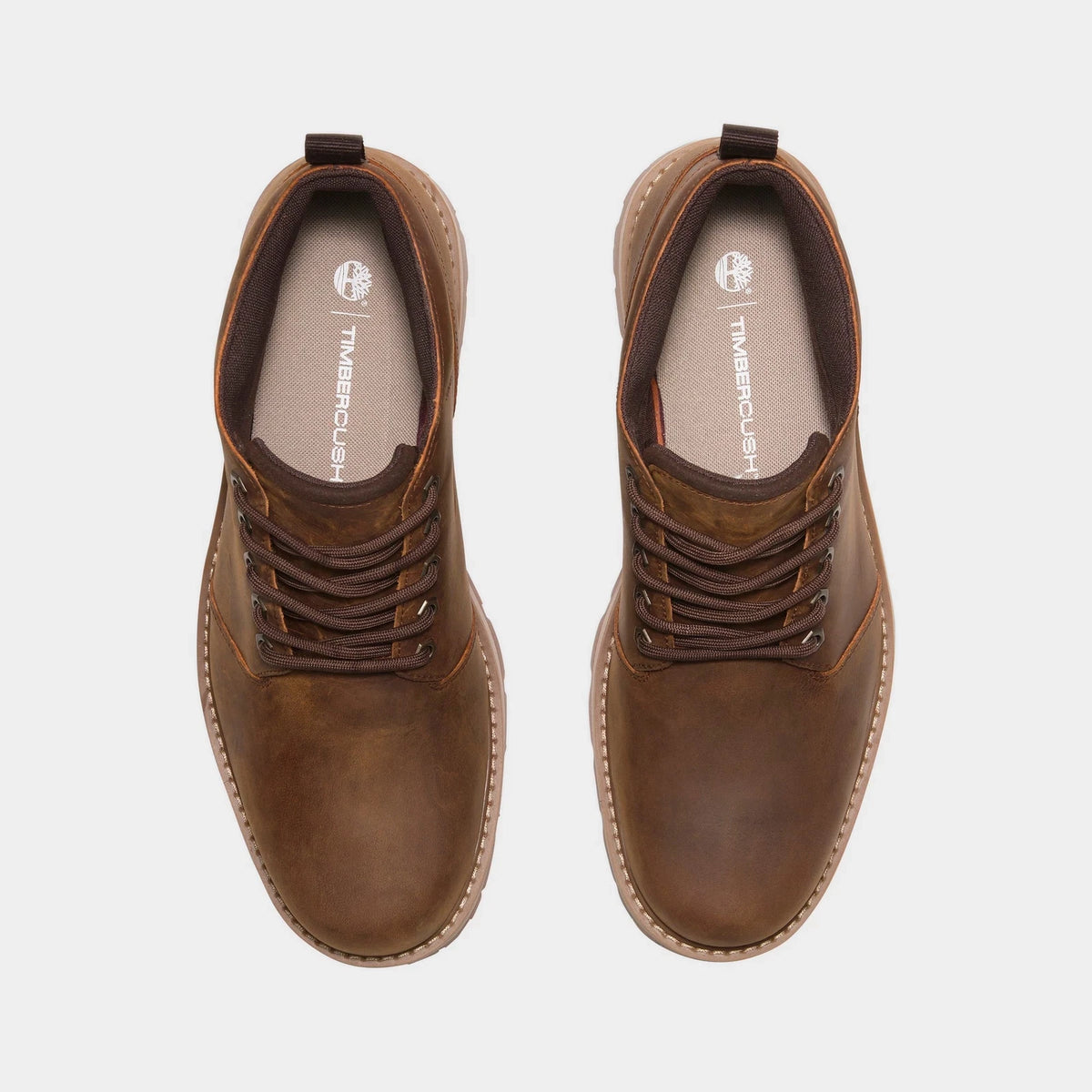 Men's Waterproof Leather Chukka Boots - Brown
