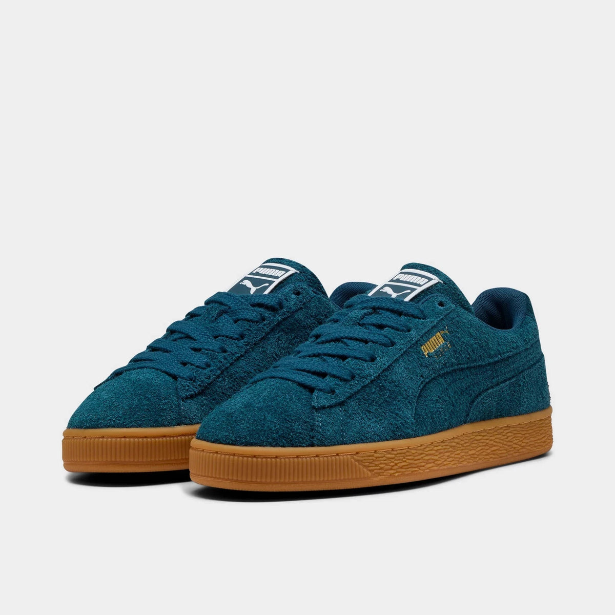 Men's Napped Leather Low-Top Sneakers