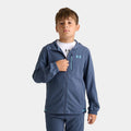 Kids' Water-Repellent Full-Zip Jacket - Gray