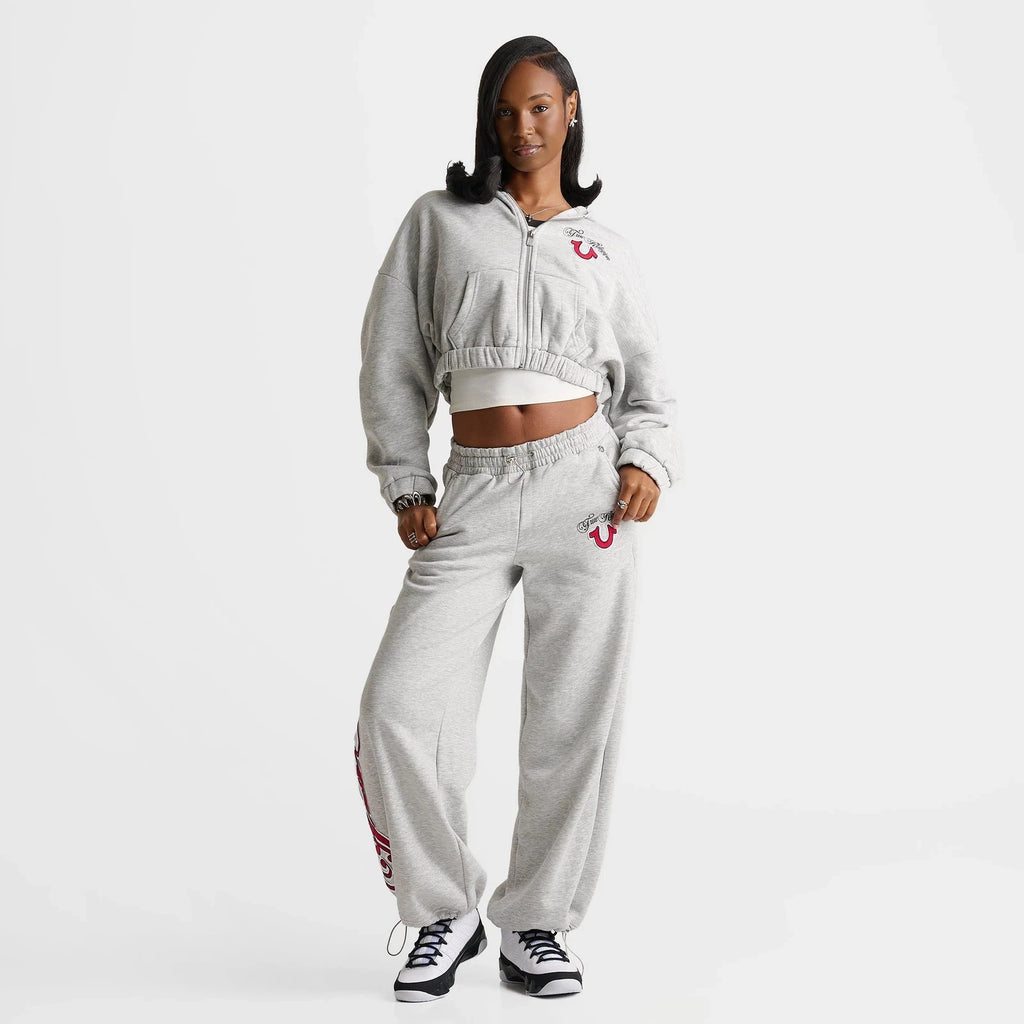 Women's Wide-Leg Fleece Sweatpants