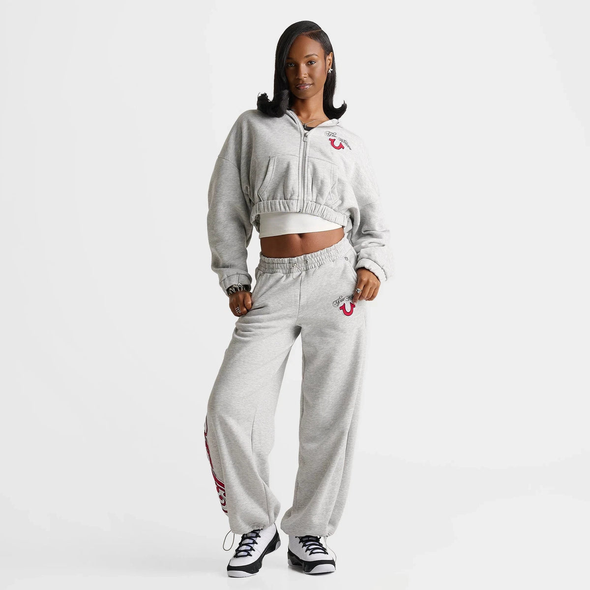 Women's Wide-Leg Fleece Sweatpants