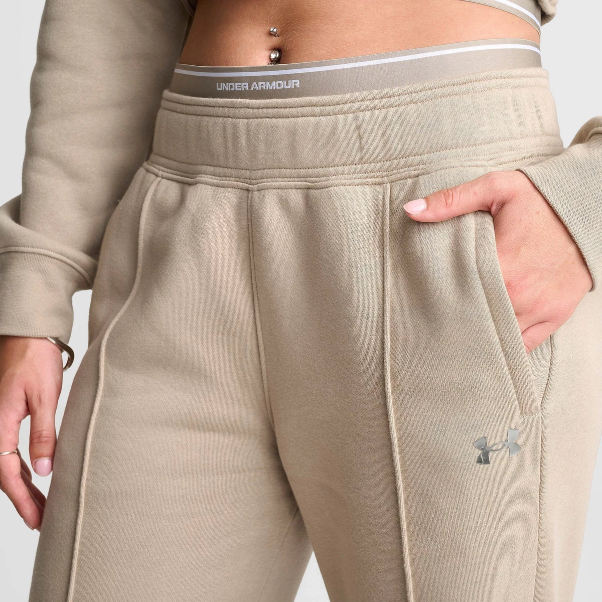 Women's Brushed Fleece Wide-Leg Pants