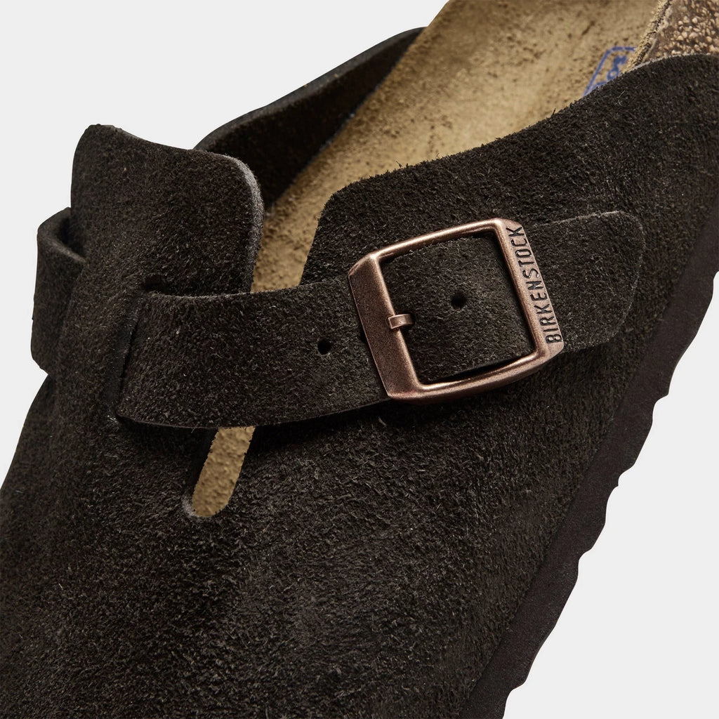 Women's Suede Soft Footbed Clogs