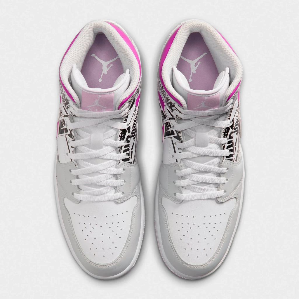 Men's Leather Mid Top Sneaker