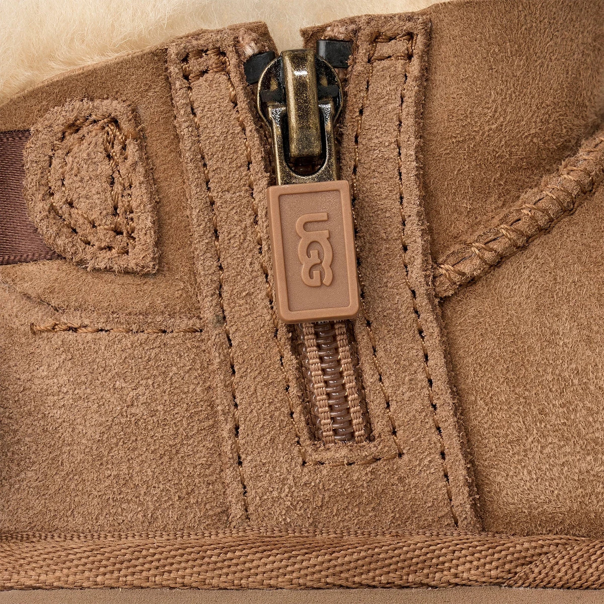 Toddler Girls' Short Sheepskin Bow Boots