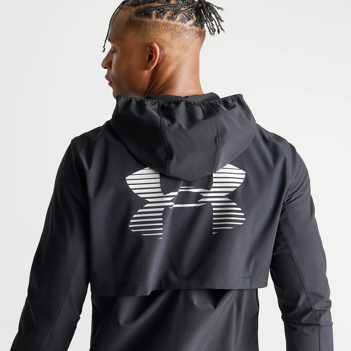 Men's Water-Repellent Full-Zip Running Jacket