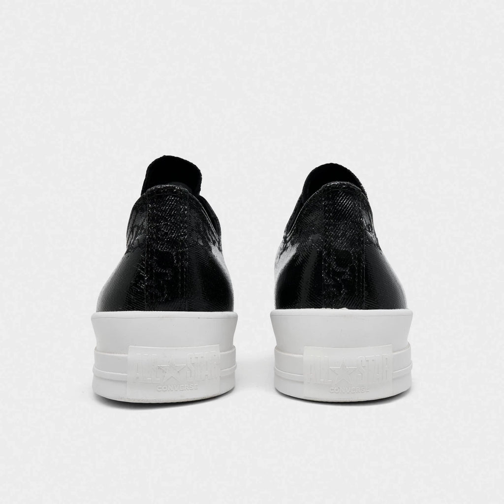Men's Waxed Denim Low Top Sneakers - Black
