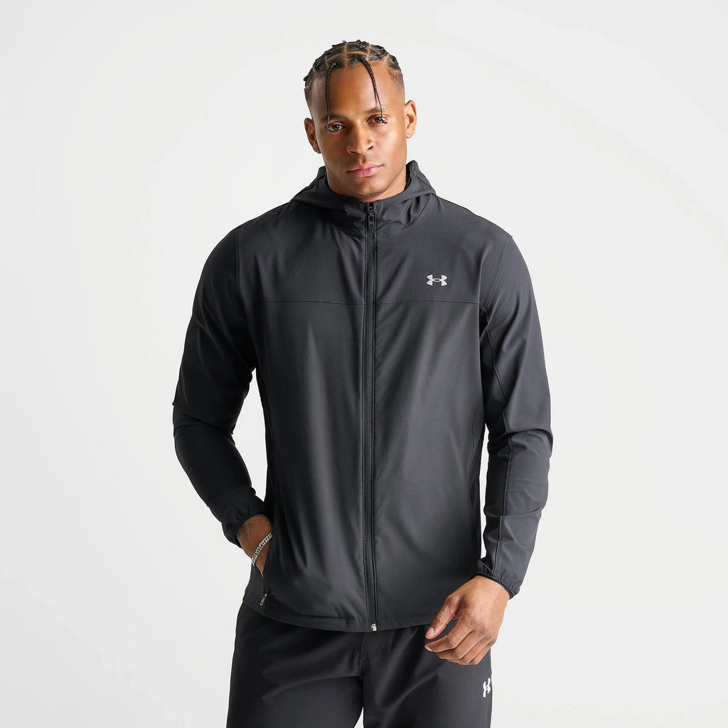 Men's Water-Repellent Full-Zip Running Jacket