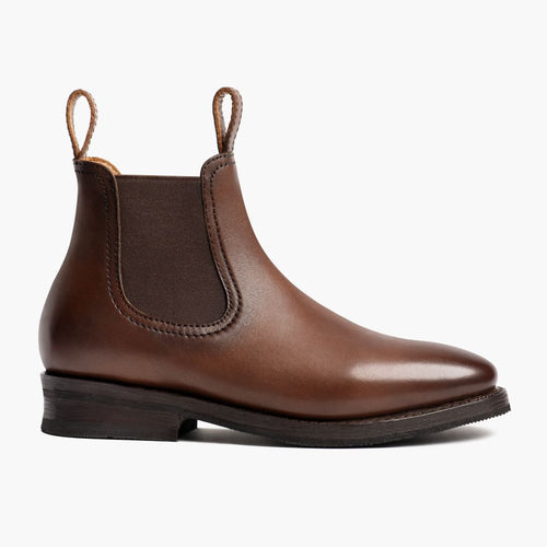 Men's Amaretto Dual-Tab Slim-Sole Chelsea Boot
