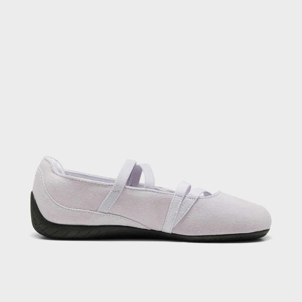 Girls' Napped-Leather Ballet Sneakers