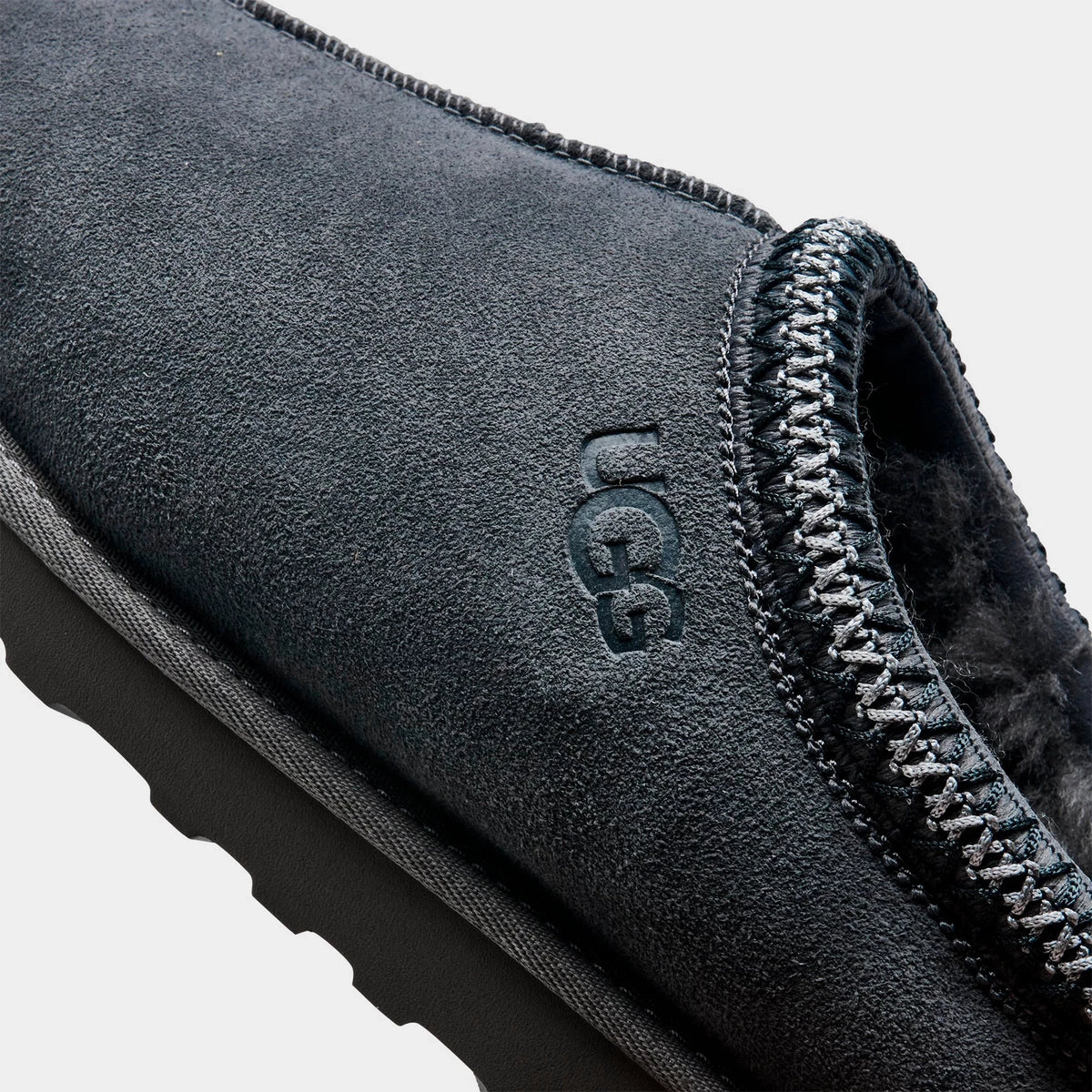 Men's Suede Backless Slip-On Slipper