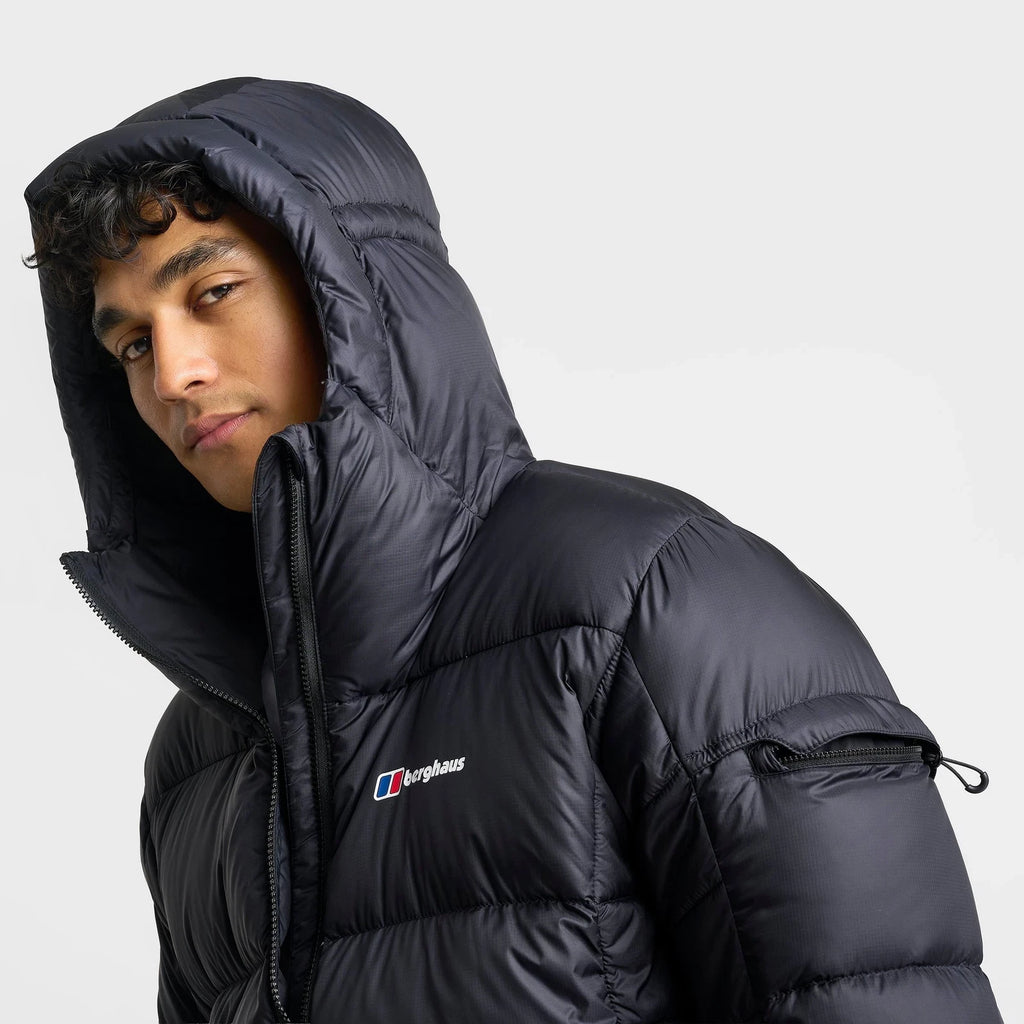 Men's Down Insulated Hooded Puffer Jacket
