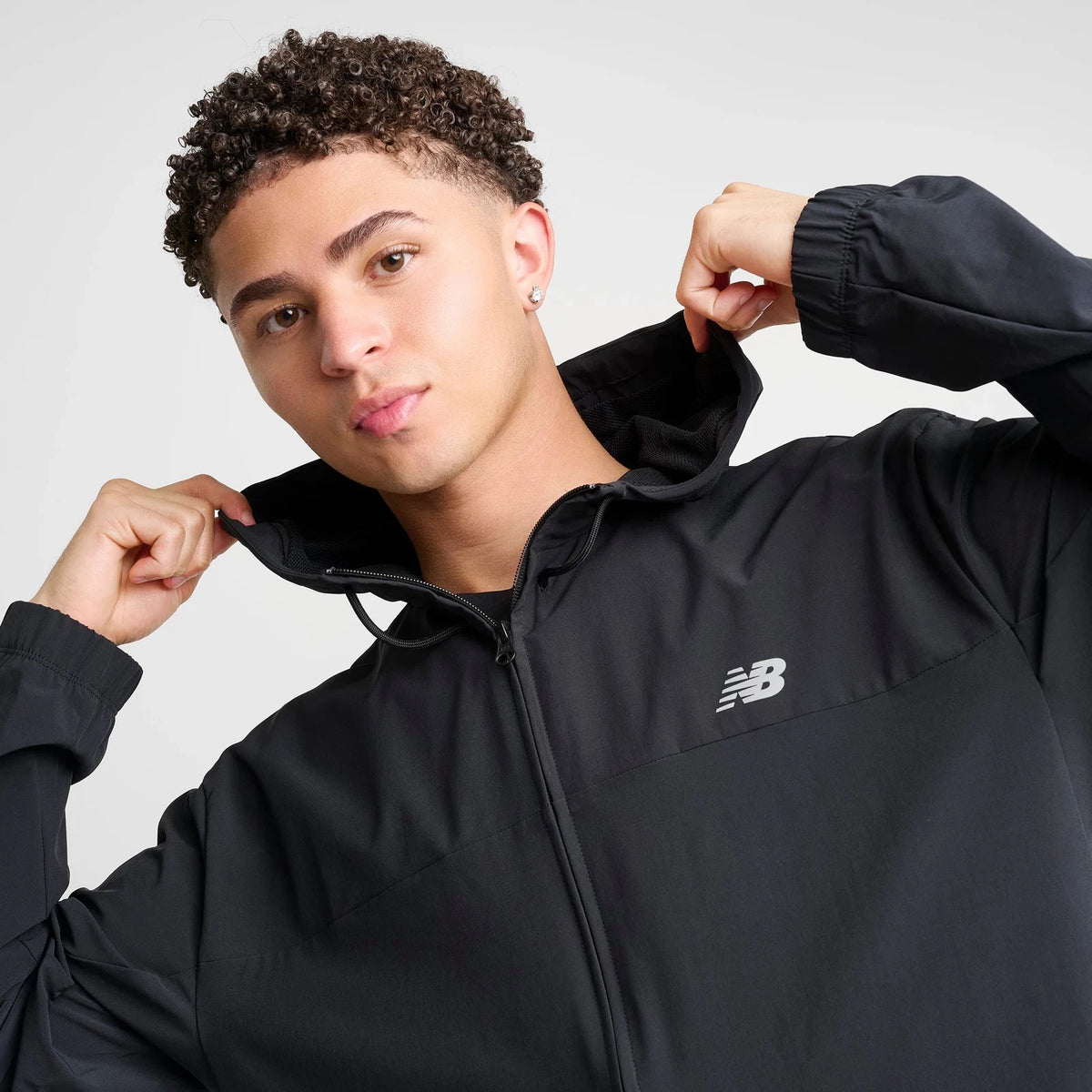 Men's Recycled Woven Full-Zip Jacket