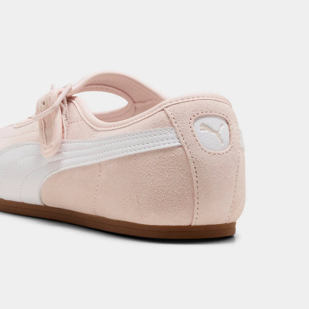 Women's Napped Leather Mary Jane Sneakers