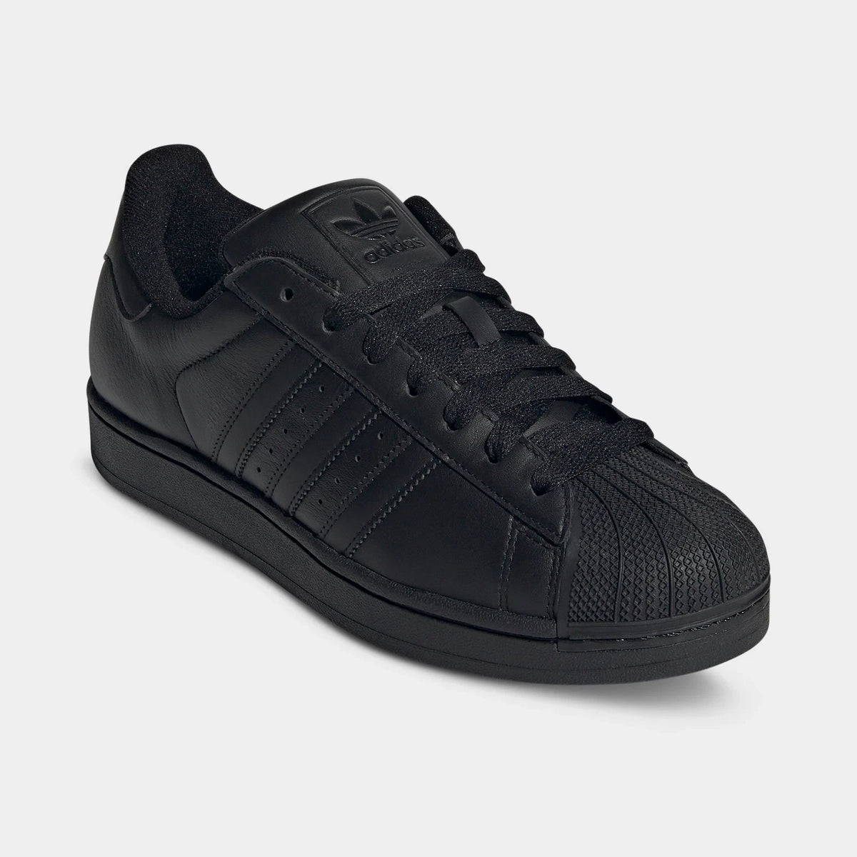 Men's Leather Shell Toe Sneaker - Black