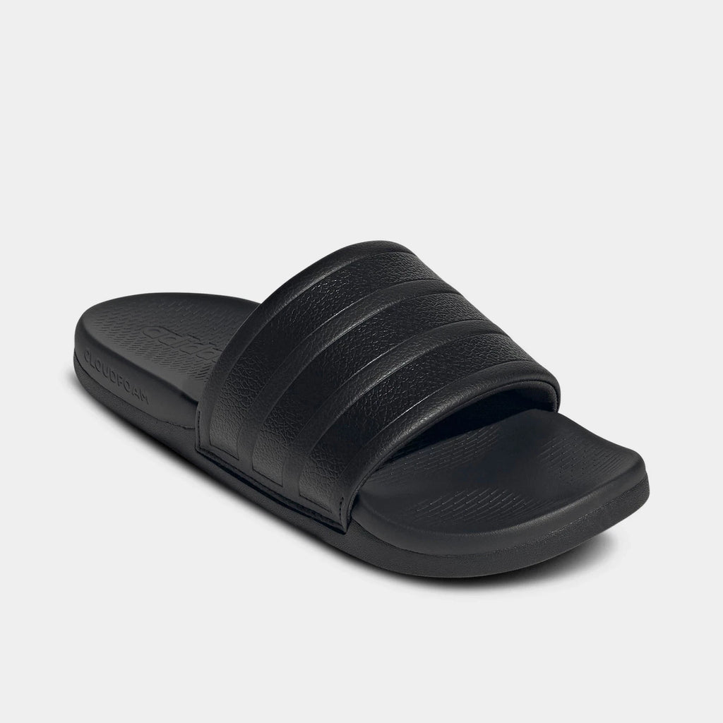Women's Cushioned Slide Sandals - Black