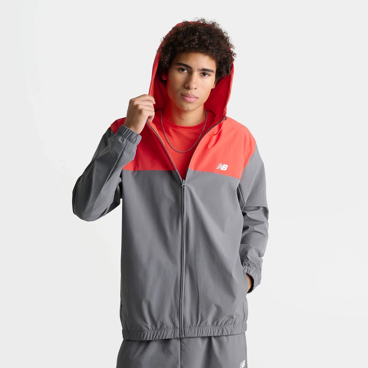 Men's Lightweight Hooded Woven Jacket