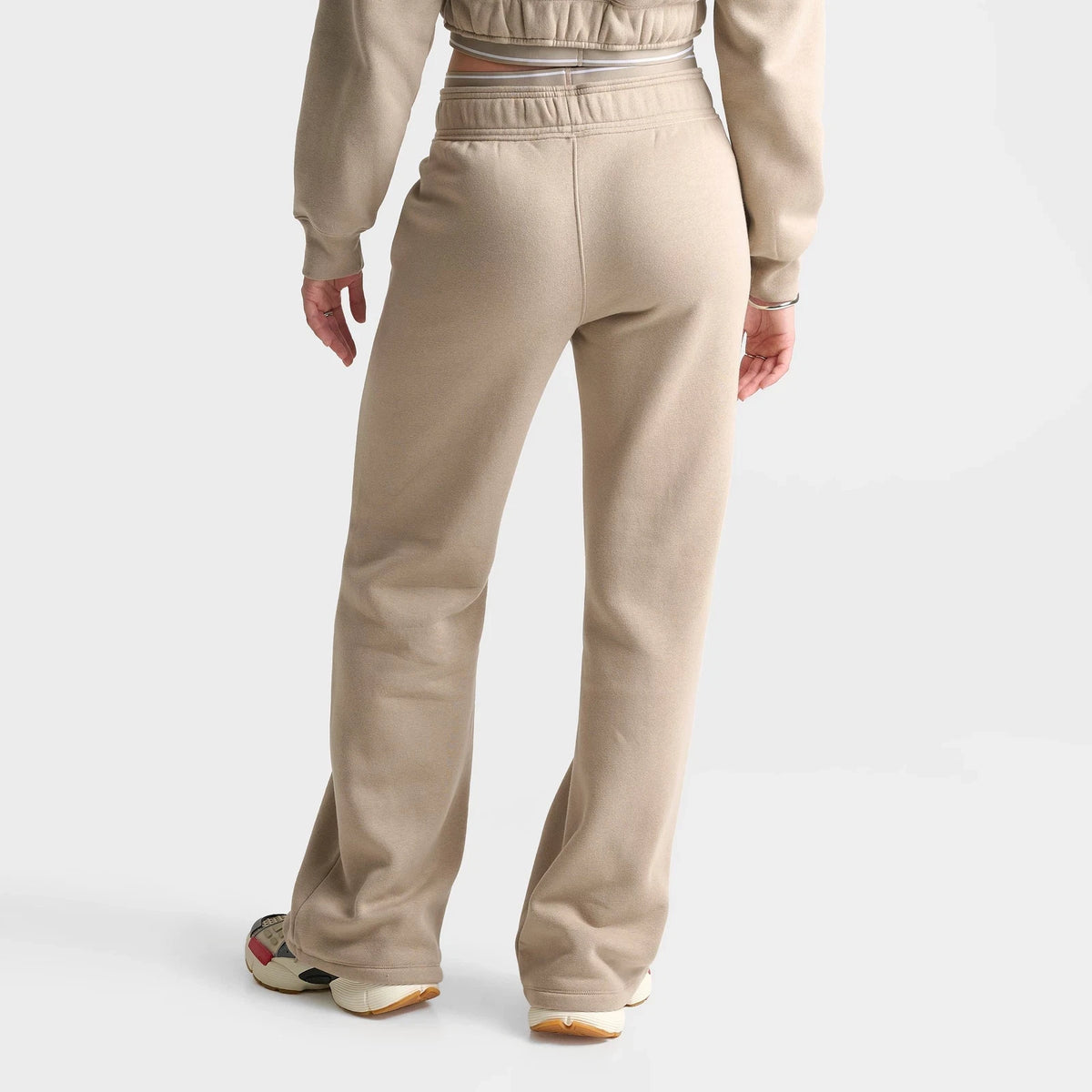 Women's Brushed Fleece Wide-Leg Pants