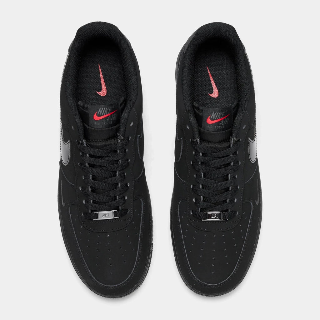 Men's Leather Low Top Sneaker - Black