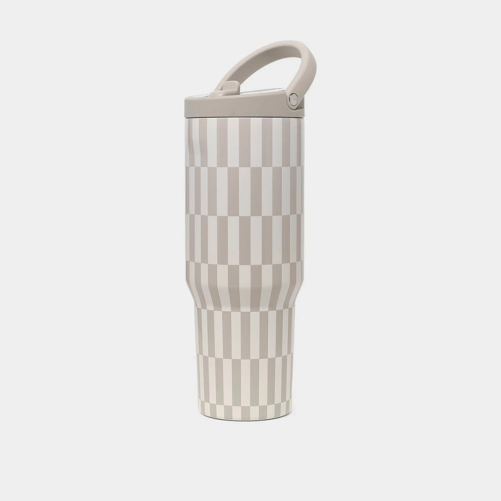 32 oz Insulated Flip Straw Water Bottle