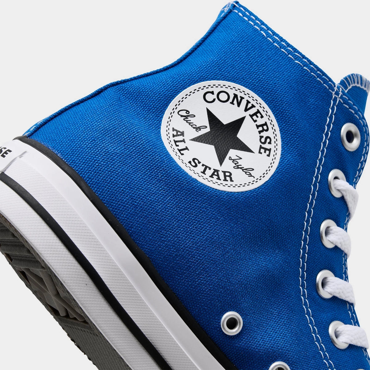 Women's Canvas High Top Sneakers - Blue