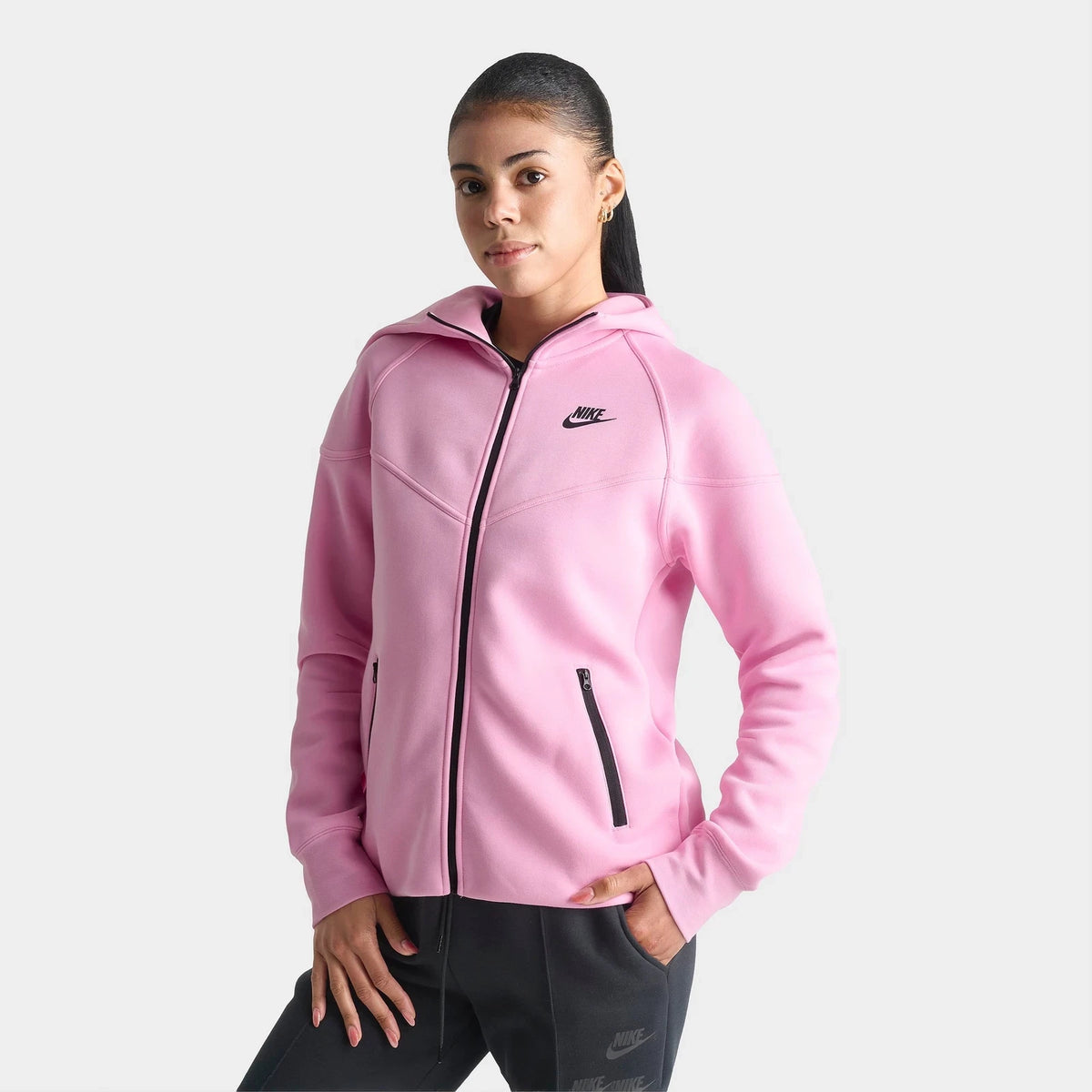 Women's Lightweight Full Zip Fleece Hoodie