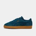 Men's Napped Leather Low-Top Sneakers