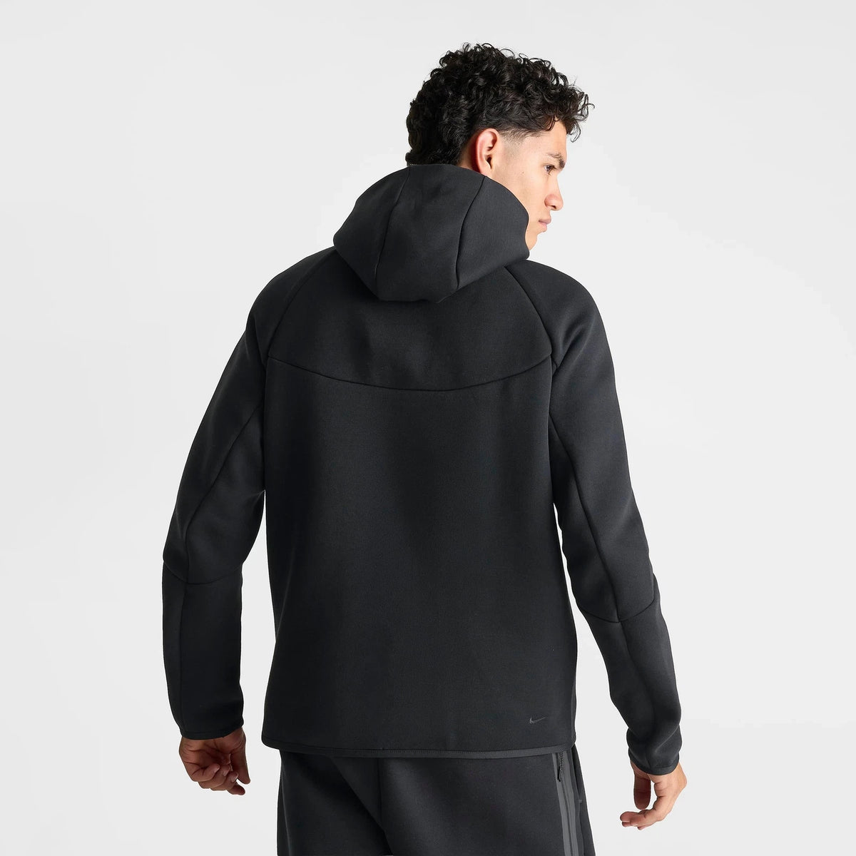 Men's Full-Zip Fleece Hoodie - Black