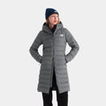Women's Down-Insulated Long Parka - Black
