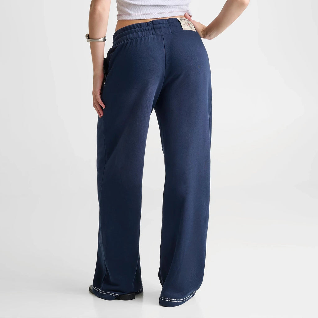 Women's Low-Rise Straight-Leg Fleece Pants