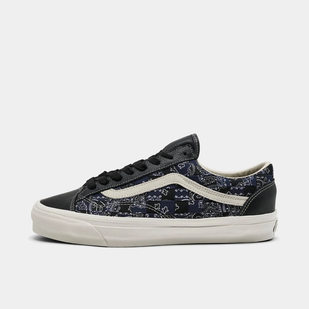 Men's Distressed Suede Mesh Low-Top Sneaker