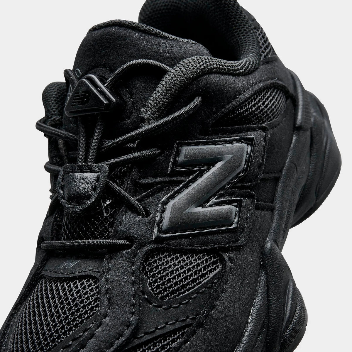 Toddler Synthetic Lace-Up Sneakers - Black