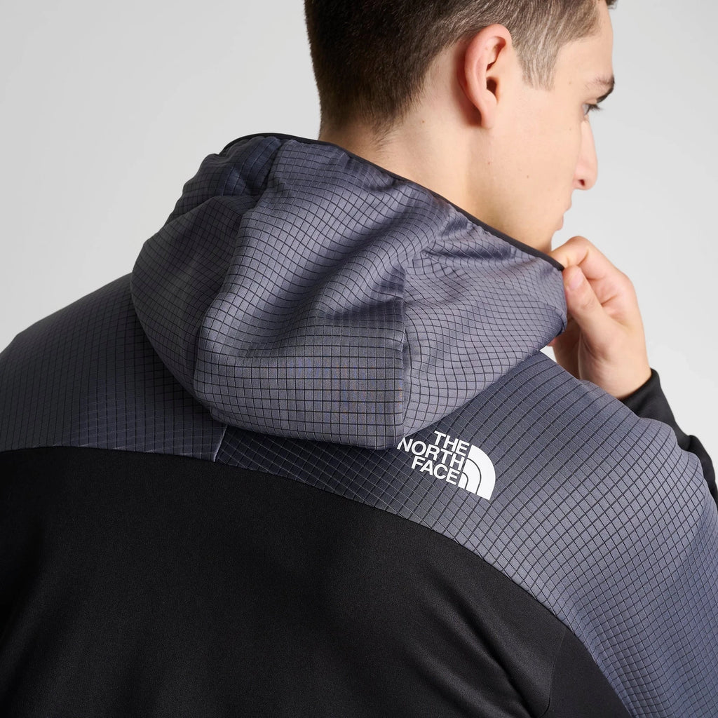 Men's Grid-Fleece Full-Zip Hooded Jacket