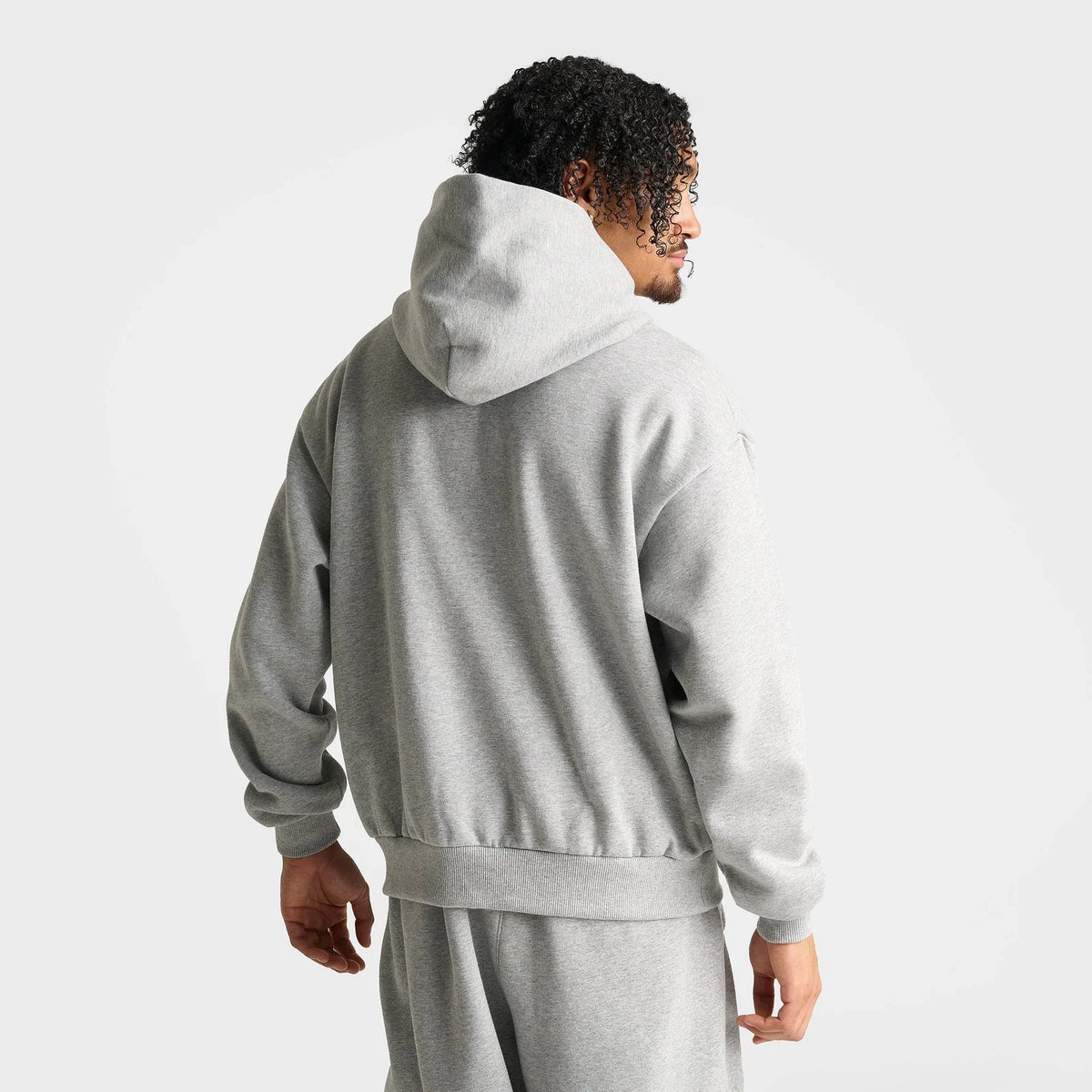 Men's Oversized Fleece Pullover Hoodie