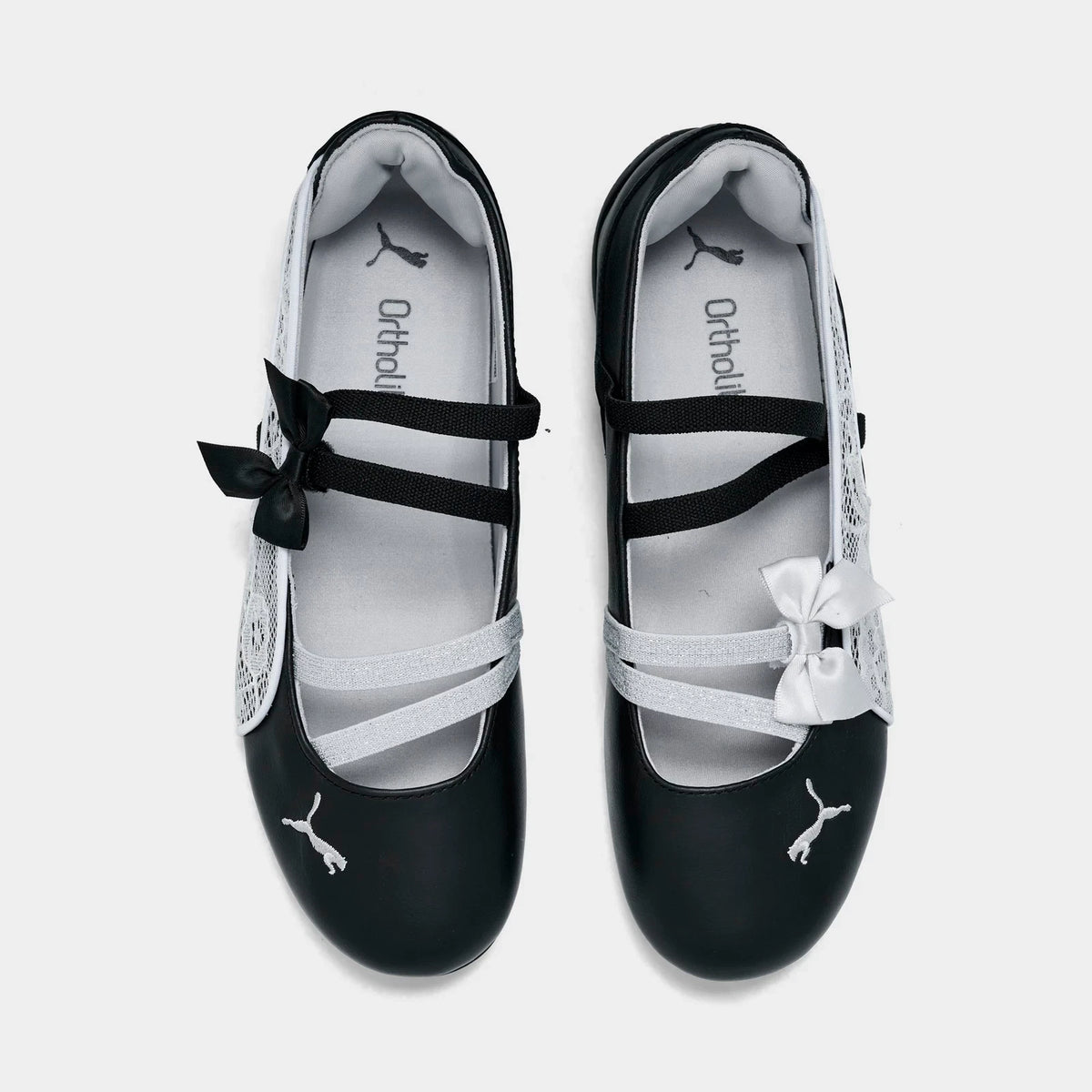Women's Leather Ballet-Inspired Sneakers