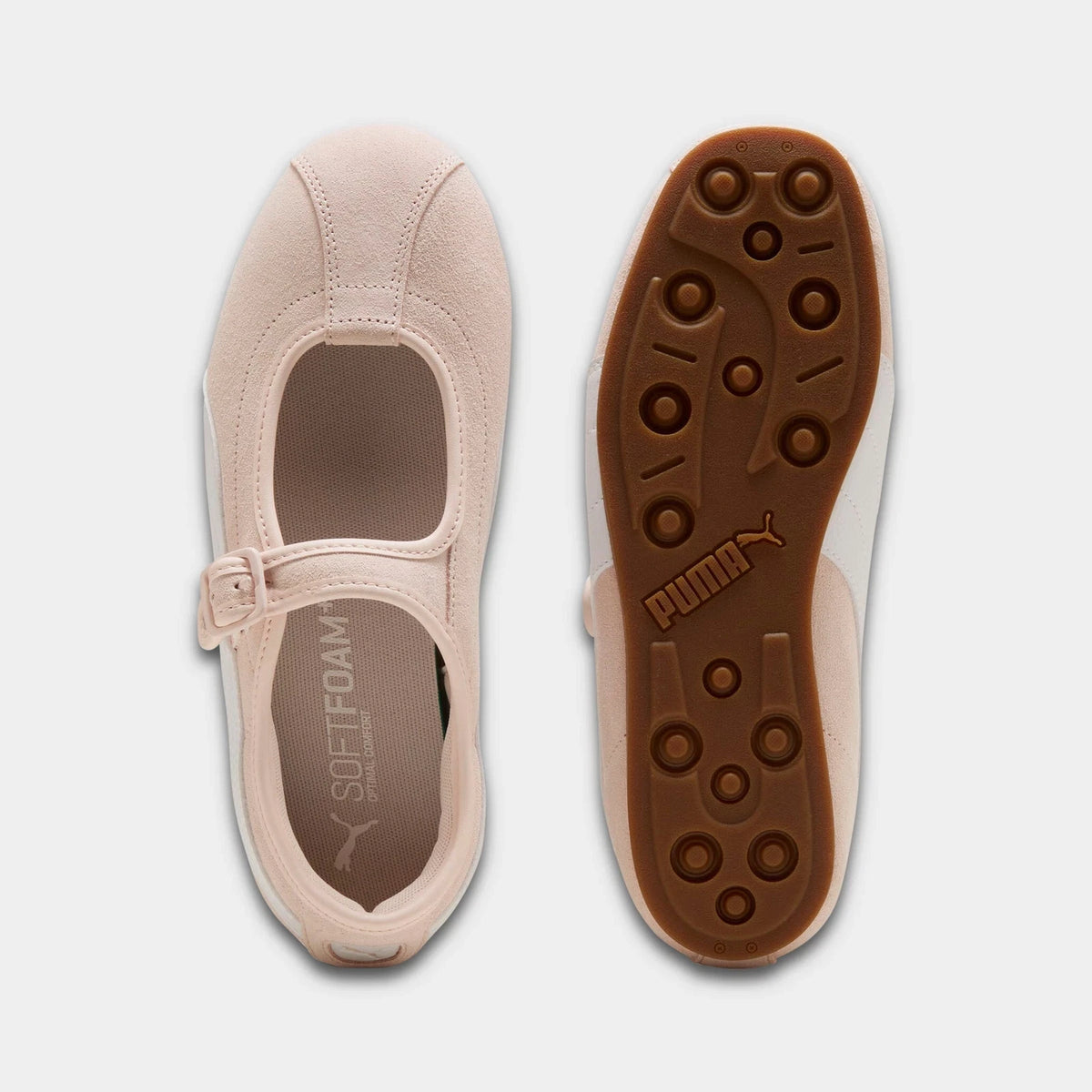 Women's Napped Leather Mary Jane Sneakers