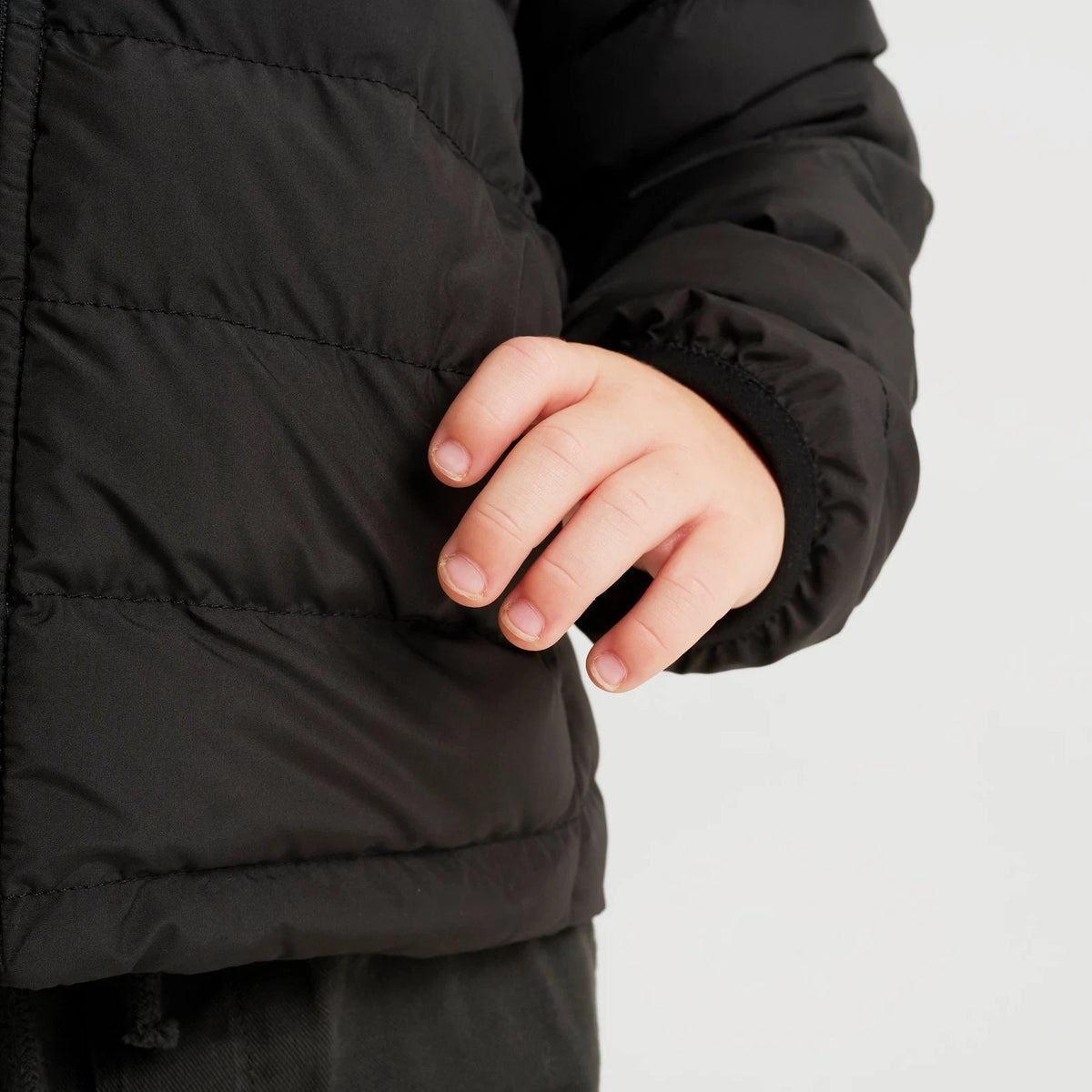 Toddler Reversible Hooded Jacket - Black