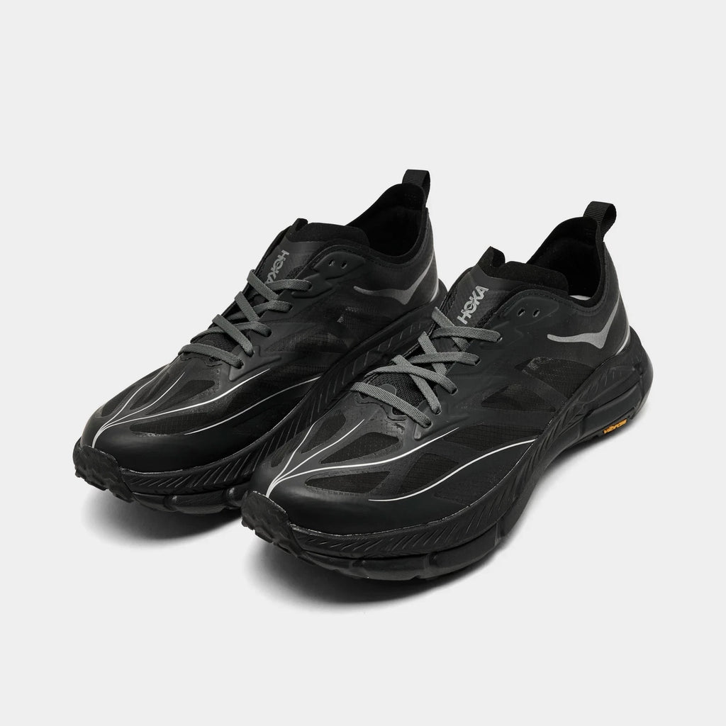 Men's Ripstop Trail-Inspired Casual Sneakers - Black